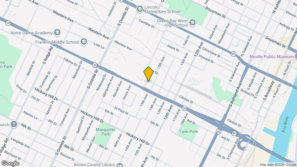 603 16th Ave Map and Location Details