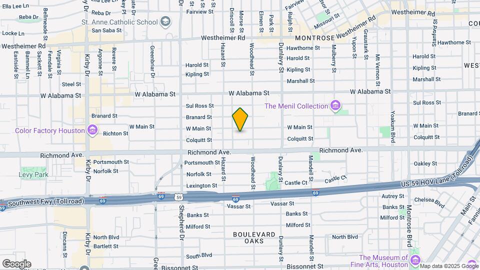 1826 Colquitt St Map and Location Details