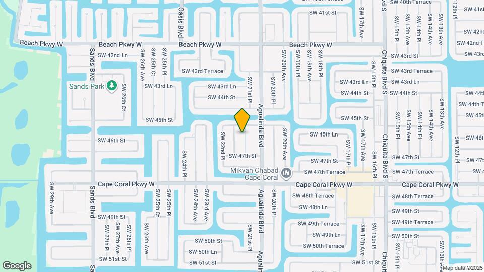 4516 SW 21st Pl Map and Location Details