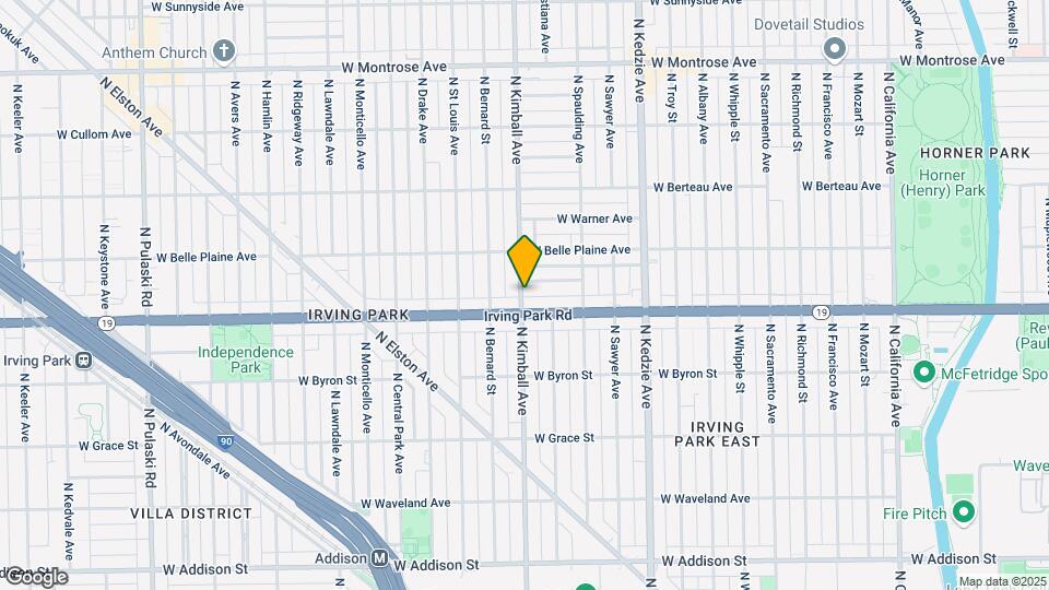 4015-4025 N Kimball Ave Mapa y Detalles de la Ubicación