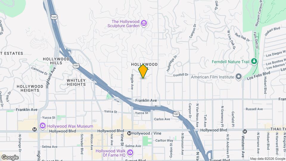 2016-2022 N Vista del Mar Ave Map and Location Details