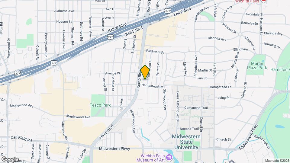 3318 Sherwood Ln Map and Location Details