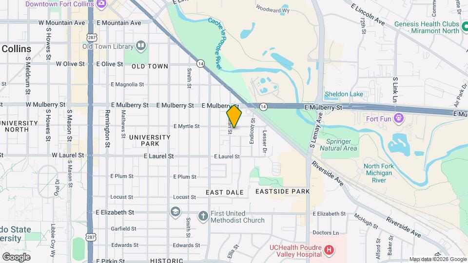 604 Cowan St Map and Location Details