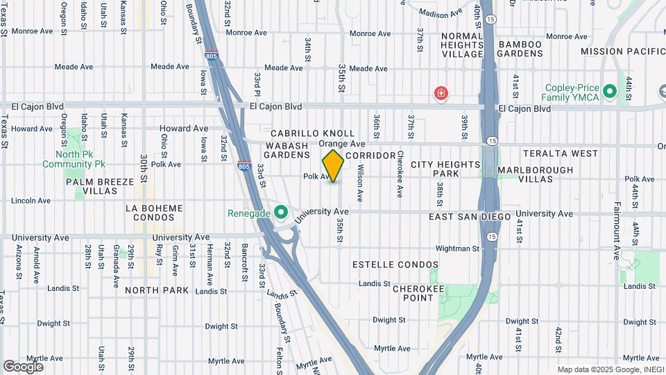 4060 35th St Map and Location Details