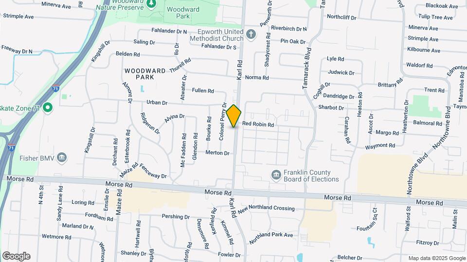 4787 Karl Rd Map and Location Details