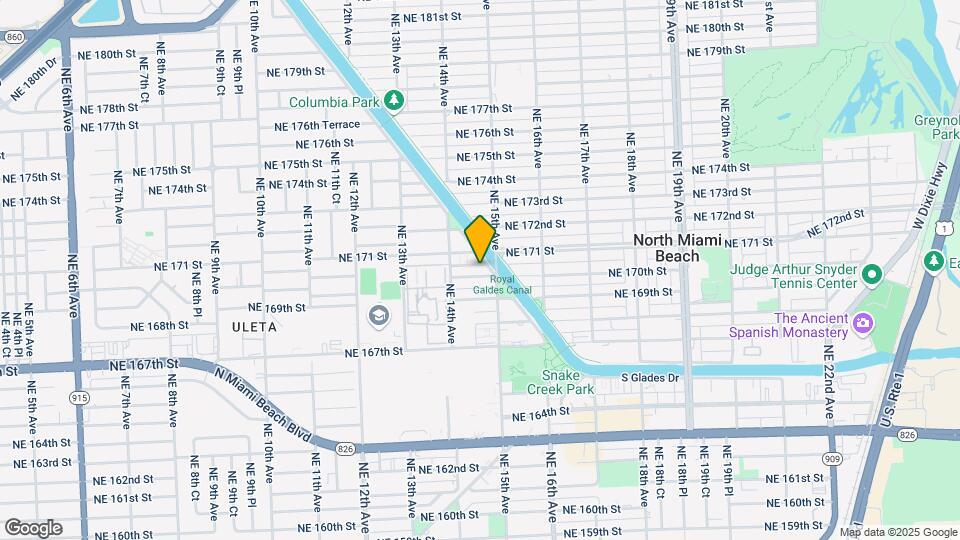 1471 NE 170th St Map and Location Details