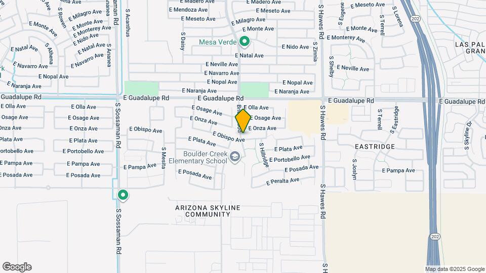 8054 E Obispo Ave Map and Location Details