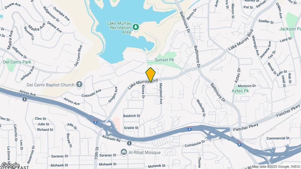 5425 Lake Murray Blvd Map and Location Details