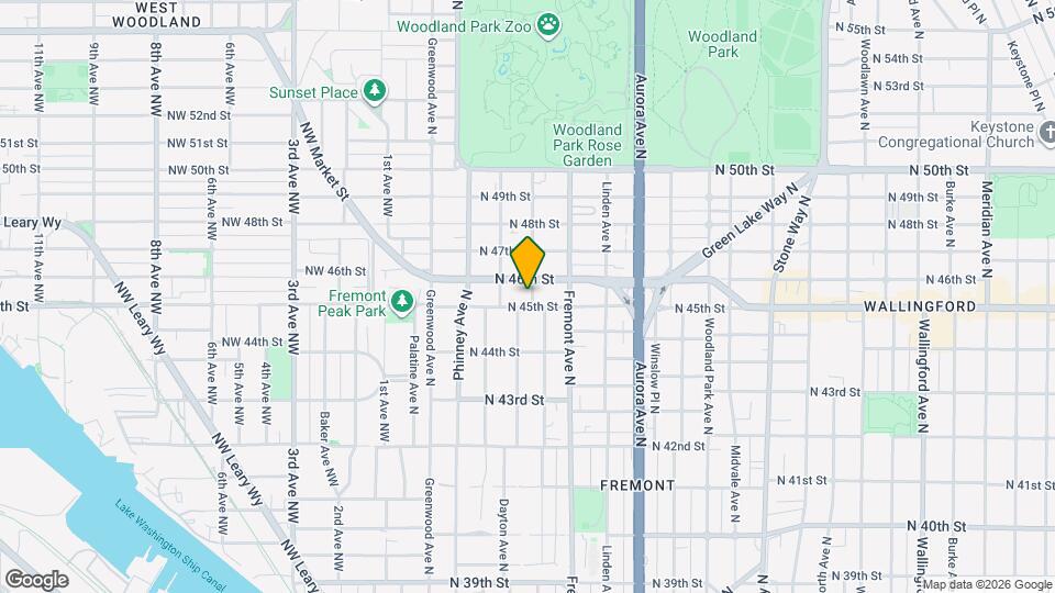 4507 Evanston Ave N Mapa y Detalles de la Ubicación