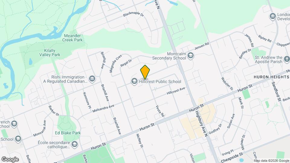 361 Vesta Rd, Unit Main Floor Map and Location Details