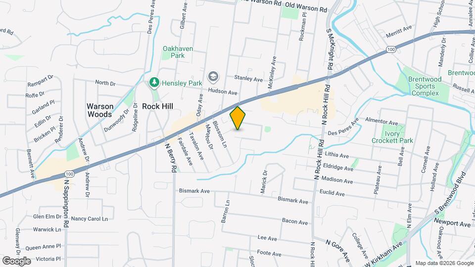 9721 Greenwood Terrace Map and Location Details