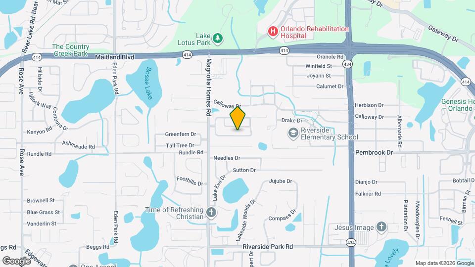 3711 Shady Grove Cir, Unit 101 Fairlane Street Map and Location Details