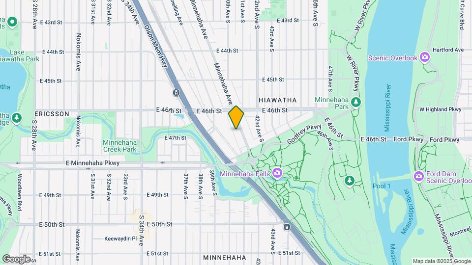 4650 Minnehaha Ave Map and Location Details