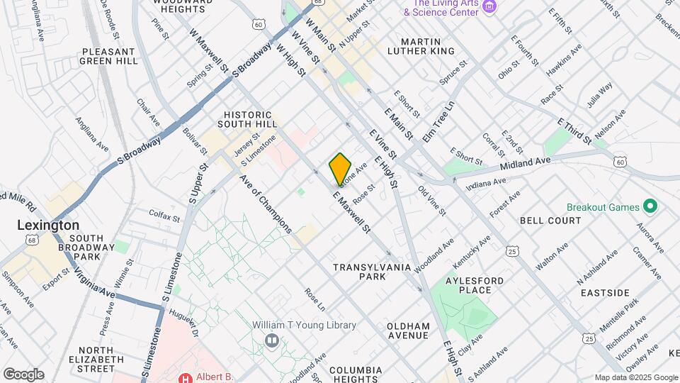 251 E Maxwell St Mapa y Detalles de la Ubicación