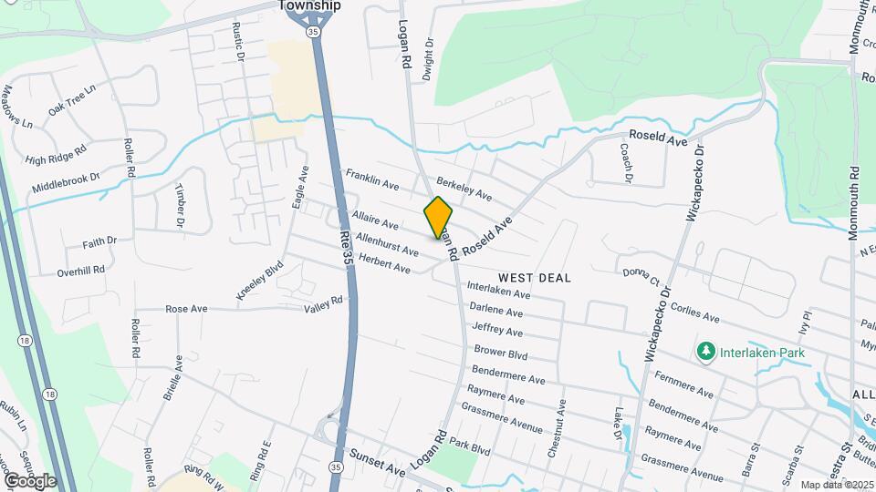 1202 Allaire Ave Map and Location Details