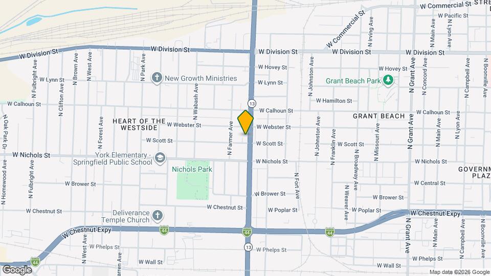 1111 N Kansas Expy Map and Location Details