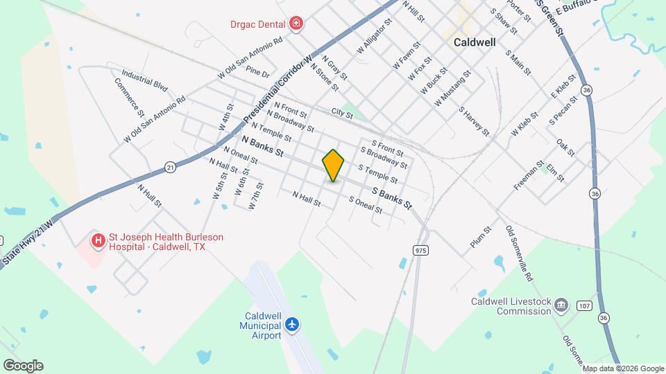 104 N Oneal St Map and Location Details