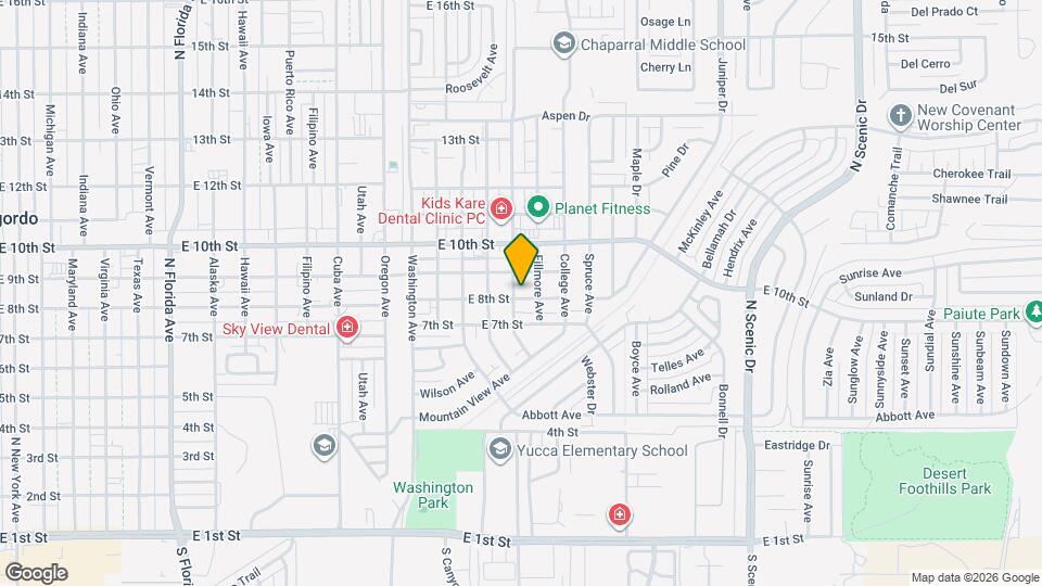 802 Adams Ave Map and Location Details