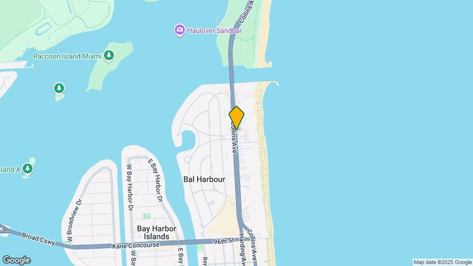 10203 Collins Ave, Unit 1105 Mapa y Detalles de la Ubicación