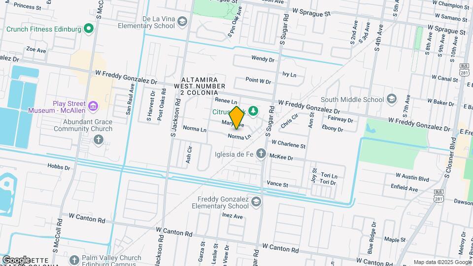 1821 Norma Ln-Unit -2 Map and Location Details