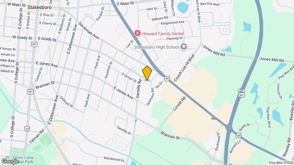 704 E Grady St Map and Location Details