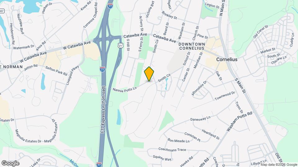 21074 Nannie Potts Ln Mapa y Detalles de la Ubicación