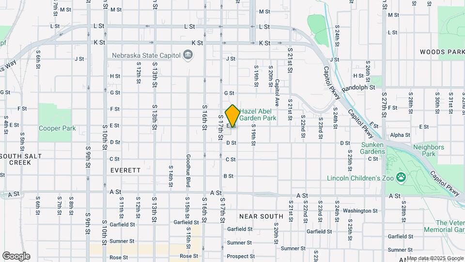 1731 E St Mapa y Detalles de la Ubicación