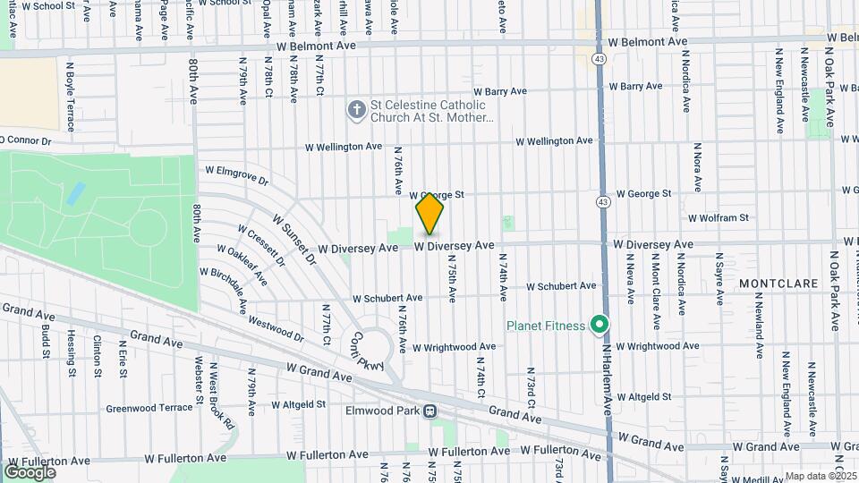 2807 N 75th Ct Map and Location Details