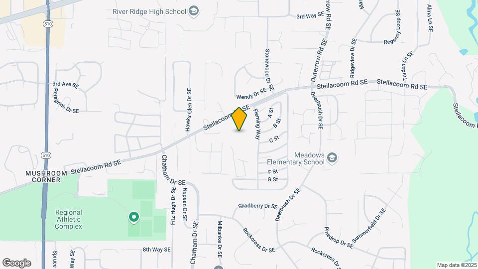 9041 Steilacoom Rd SE Map and Location Details
