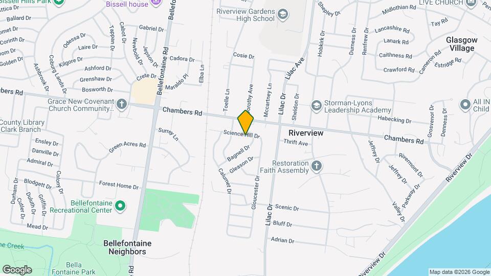 624 Science Hill Dr Map and Location Details