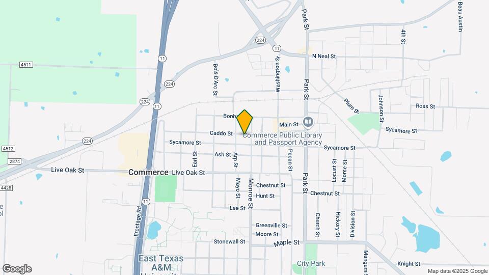 1507 Caddo St Map and Location Details