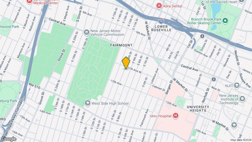 188 S 10th St Map and Location Details