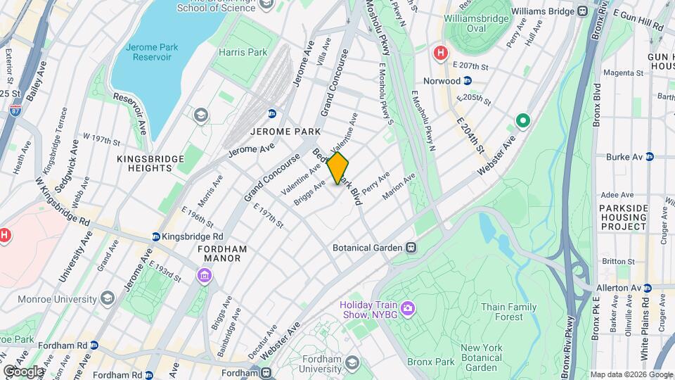 2929 Bainbridge Ave Mapa y Detalles de la Ubicación