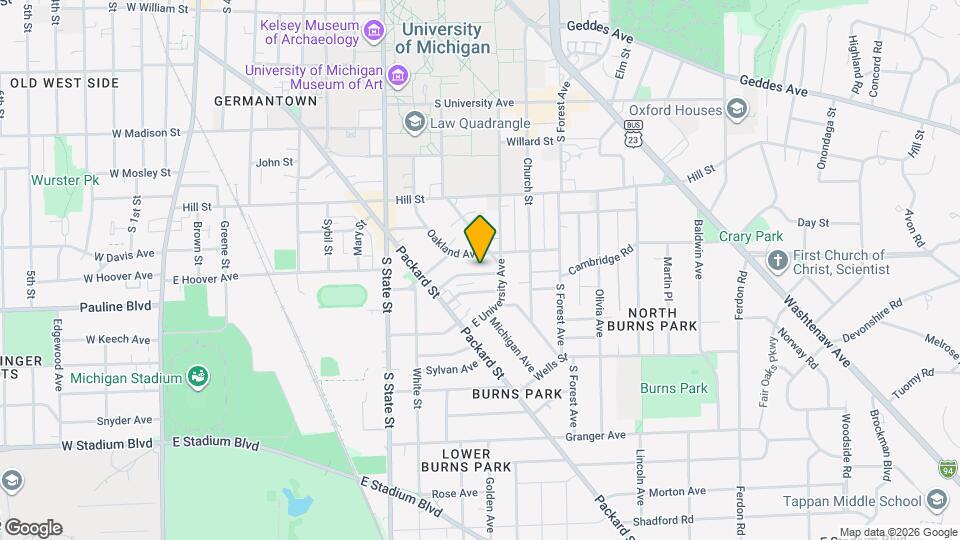 947 Greenwood Ave Mapa y Detalles de la Ubicación