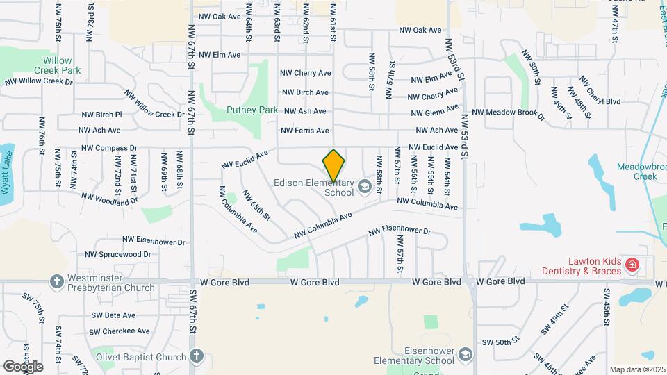 5828 NW Dearborn Ave Map and Location Details