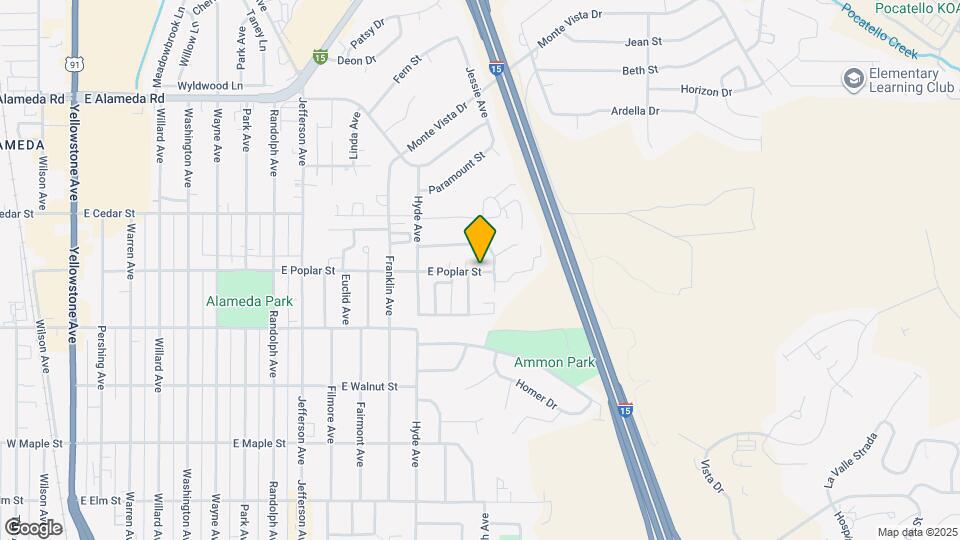 1426-1426 E Poplar St Map and Location Details