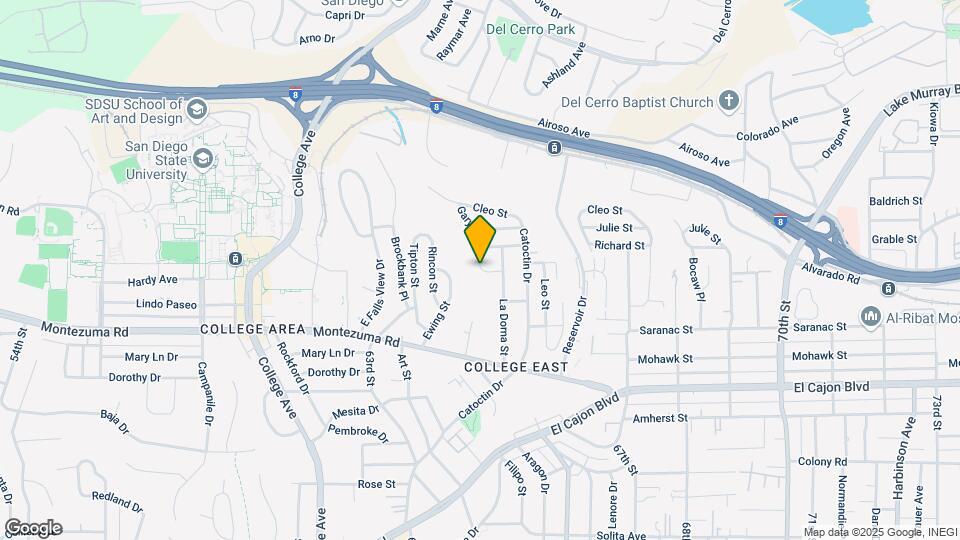 6419 Shane Pl Map and Location Details