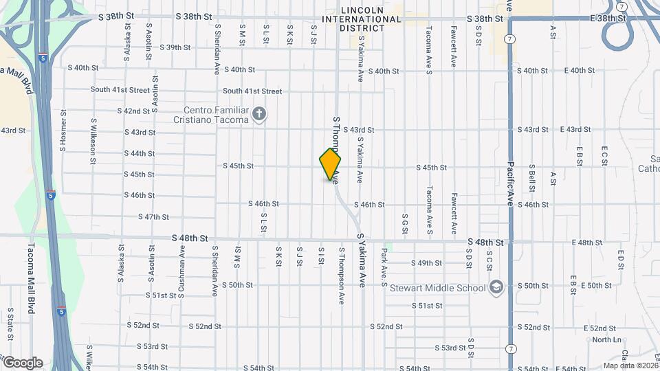 4520 S Thompson Ave Map and Location Details
