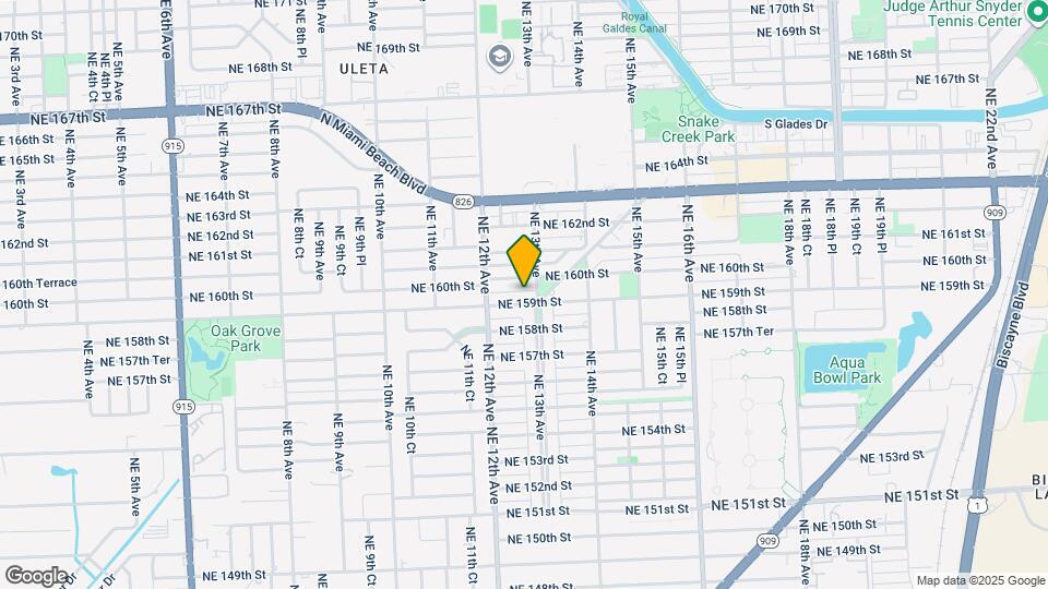 1271 NE 159th St Map and Location Details