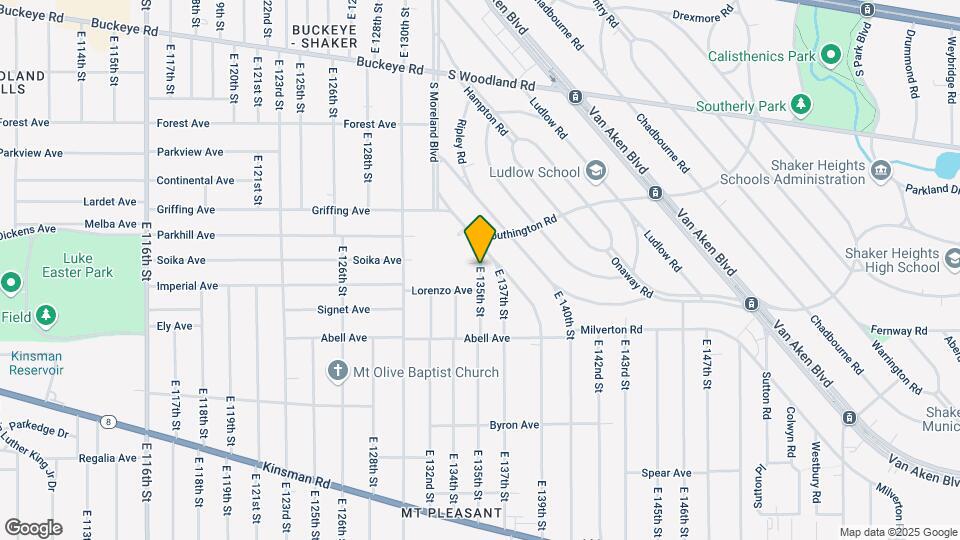 3136 E 135th St Map and Location Details