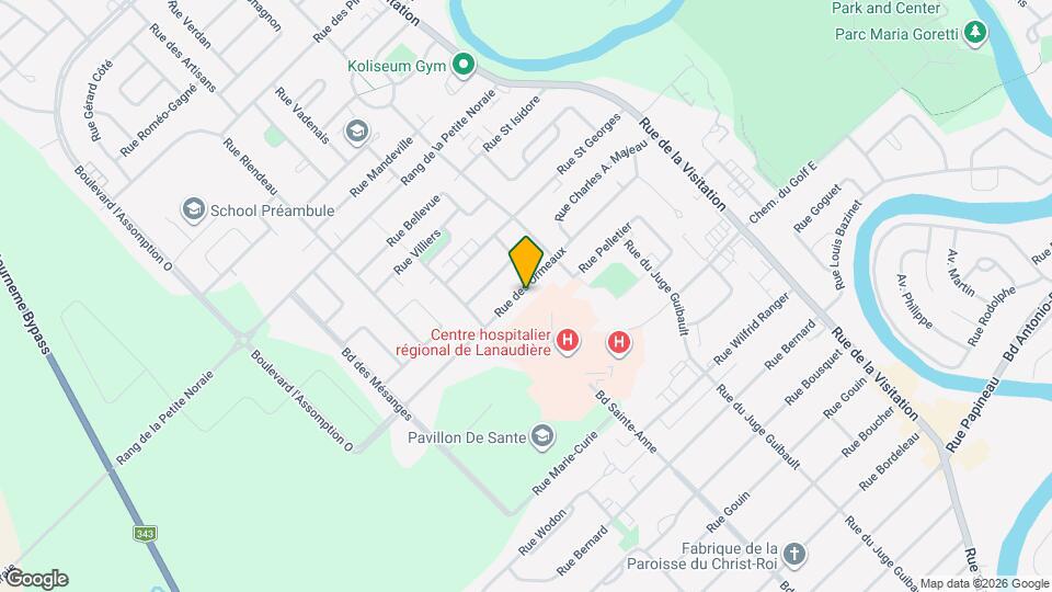 87 Des Ormeaux Rue Map and Location Details