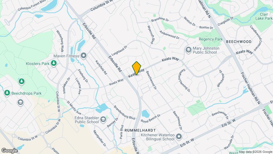 706 Keatswood Crescent Map and Location Details