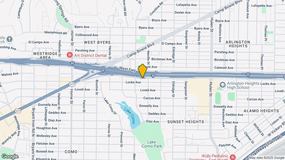 5116 Locke Ave Map and Location Details