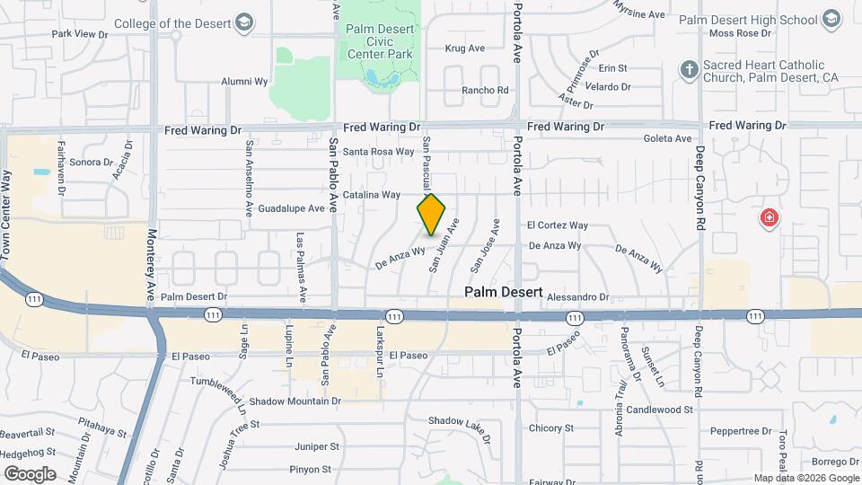 73758 De Anza Wy Map and Location Details