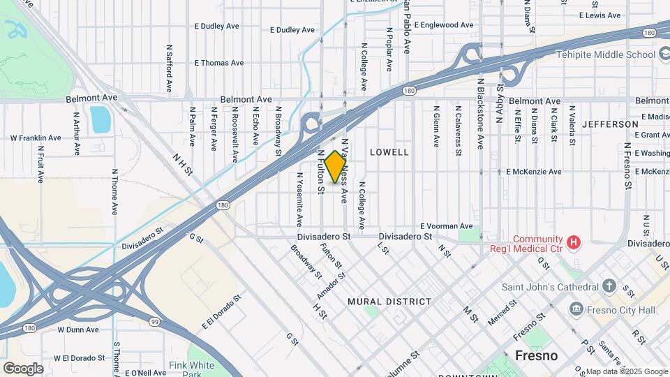 933-941 E Nevada Ave Mapa y Detalles de la Ubicación