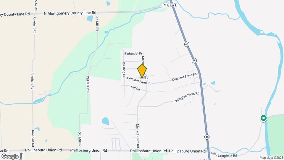 160 Concord Farm Rd Map and Location Details