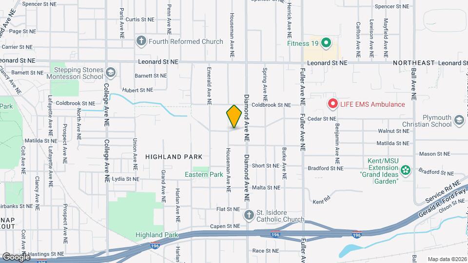 912 Carrier Creek Blvd NE Map and Location Details