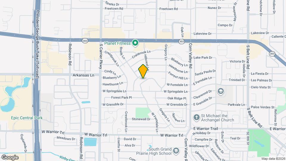 562 W Ferndale Ln Map and Location Details