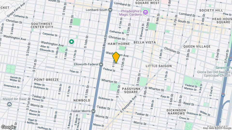 1238 Ellsworth St, Unit 1st Floor Map and Location Details