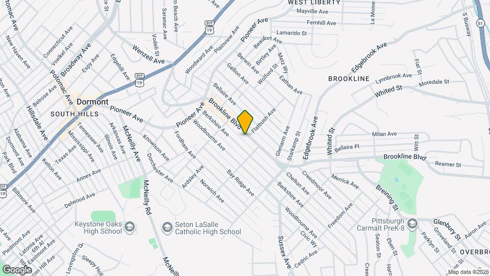 750 Brookline Blvd, Unit 2 Mapa y Detalles de la Ubicación